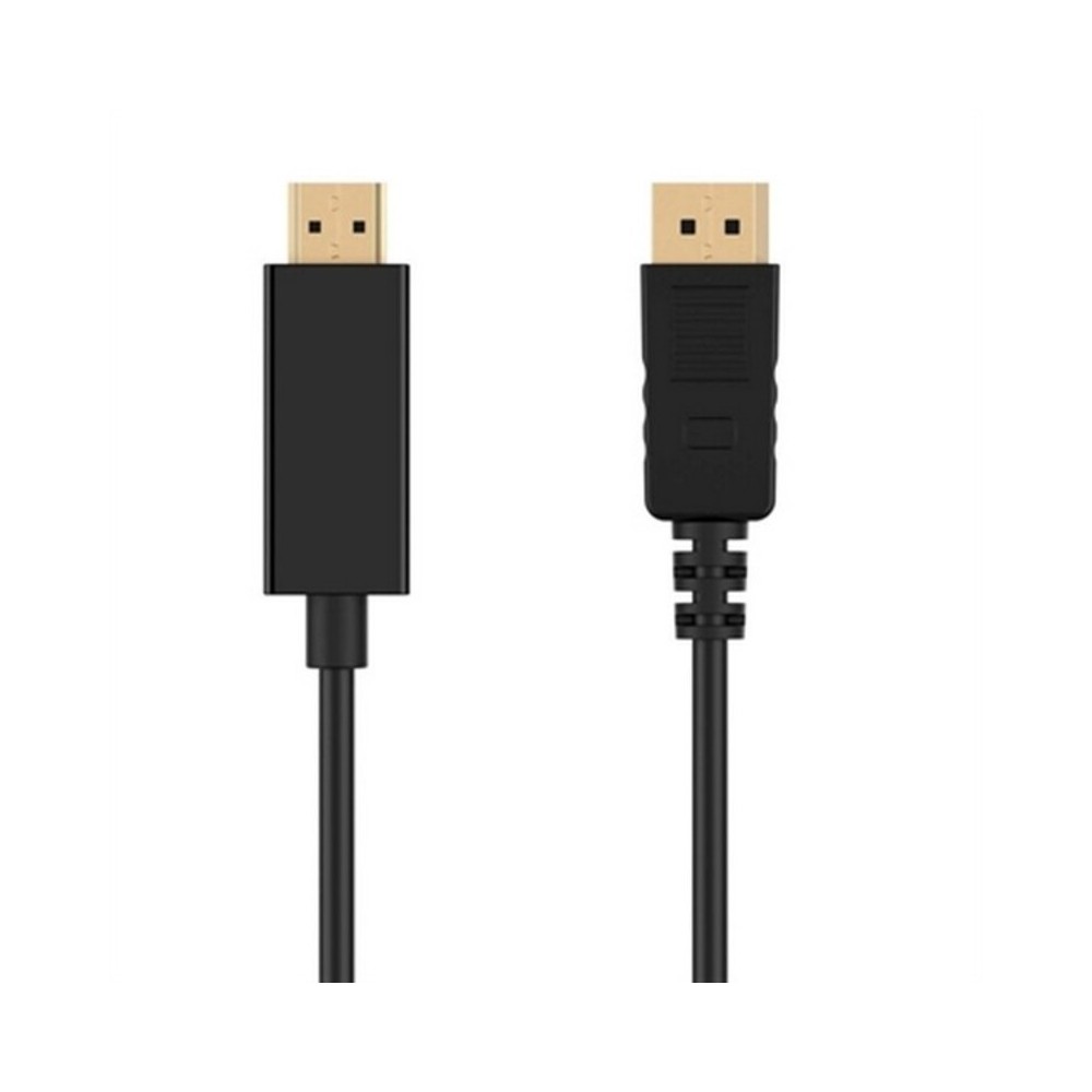 DisplayPort Cable Ewent EC1430 HDMI Black