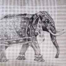 Kissen Elefant 45 x 30 cm