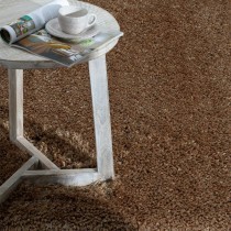 Carpet 80 x 150 cm Brown Polyester