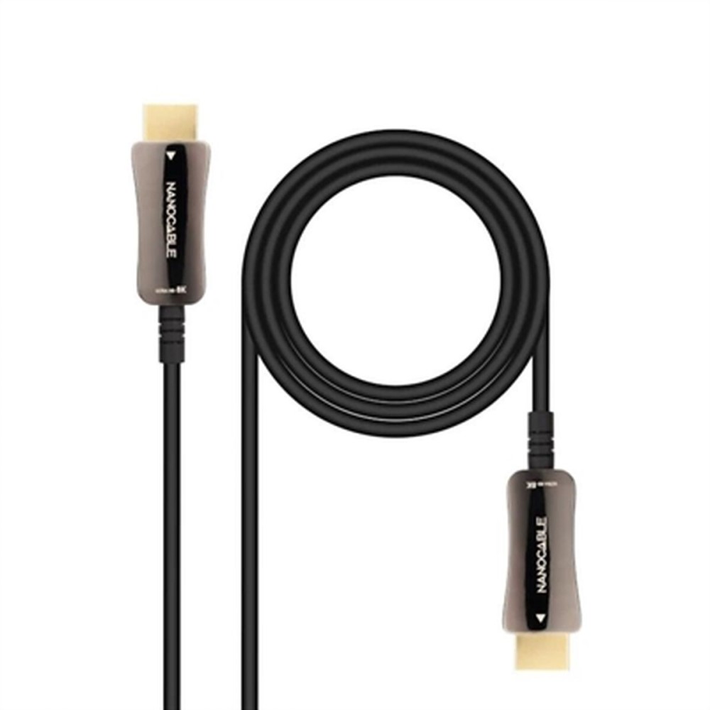 HDMI Kabel NANOCABLE 10.15.2115 8k ultra hd 48 gbit/s 15 m Schwarz