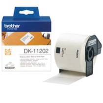 Etiquetas para Impresora Brother DK11202 Blanco Negro/Blanco
