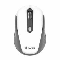 Mouse Ottico Wireless NGS HAZEWHITE 800/1600 dpi Bianco Nero