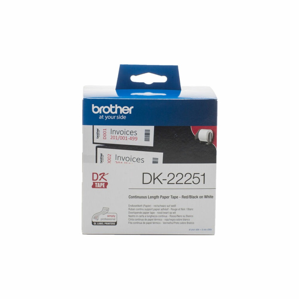 Adaptador DisplayPort a HDMI Brother DK22251 15,24 m Negro Azul Blanco