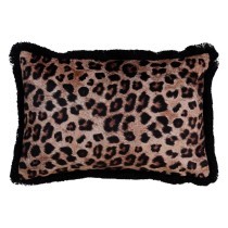 Cuscino Marrone Leopardo 45 x 30 cm