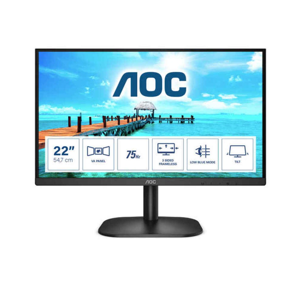 Monitor AOC 22B2H/EU 21,5" WLED LED VA Flicker free 75 Hz