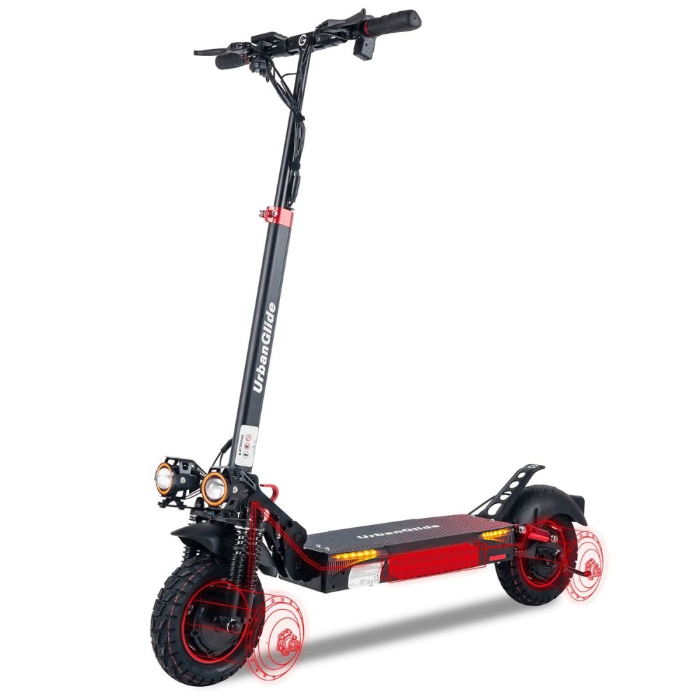 Electric Scooter Urbanglide E-Cross Pro 800 W Black