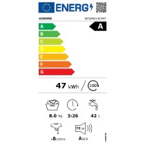 Lavadora Hisense WFQP8014EVMT 60 cm 1400 rpm