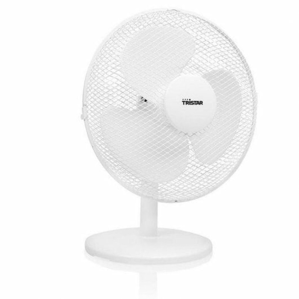 Ventilateur de Bureau Tristar VE-5724 Blanc Noir 40 W