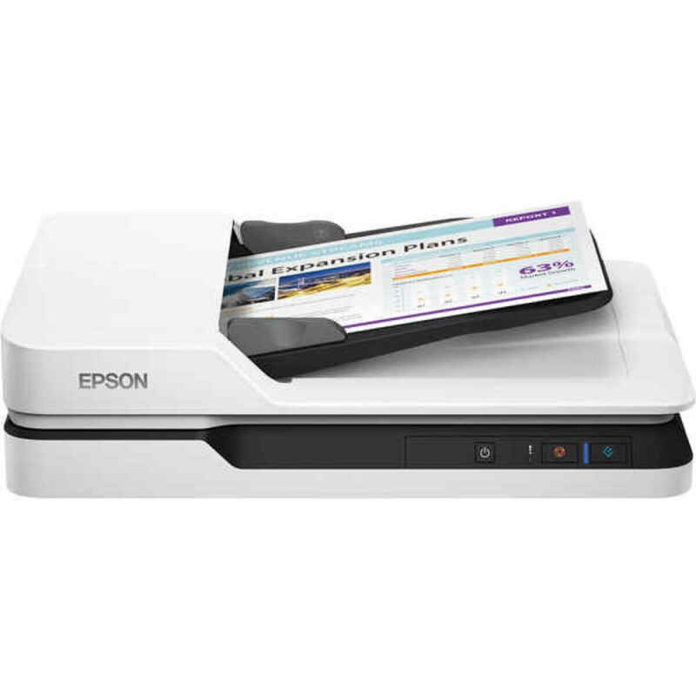 Escáner Doble Cara Epson B11B239401 LED 300 dpi LAN 25 ppm