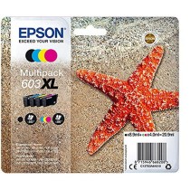 Tinteiro de Tinta Original Epson C13T03A64020 4 Peças Preto Multicolor