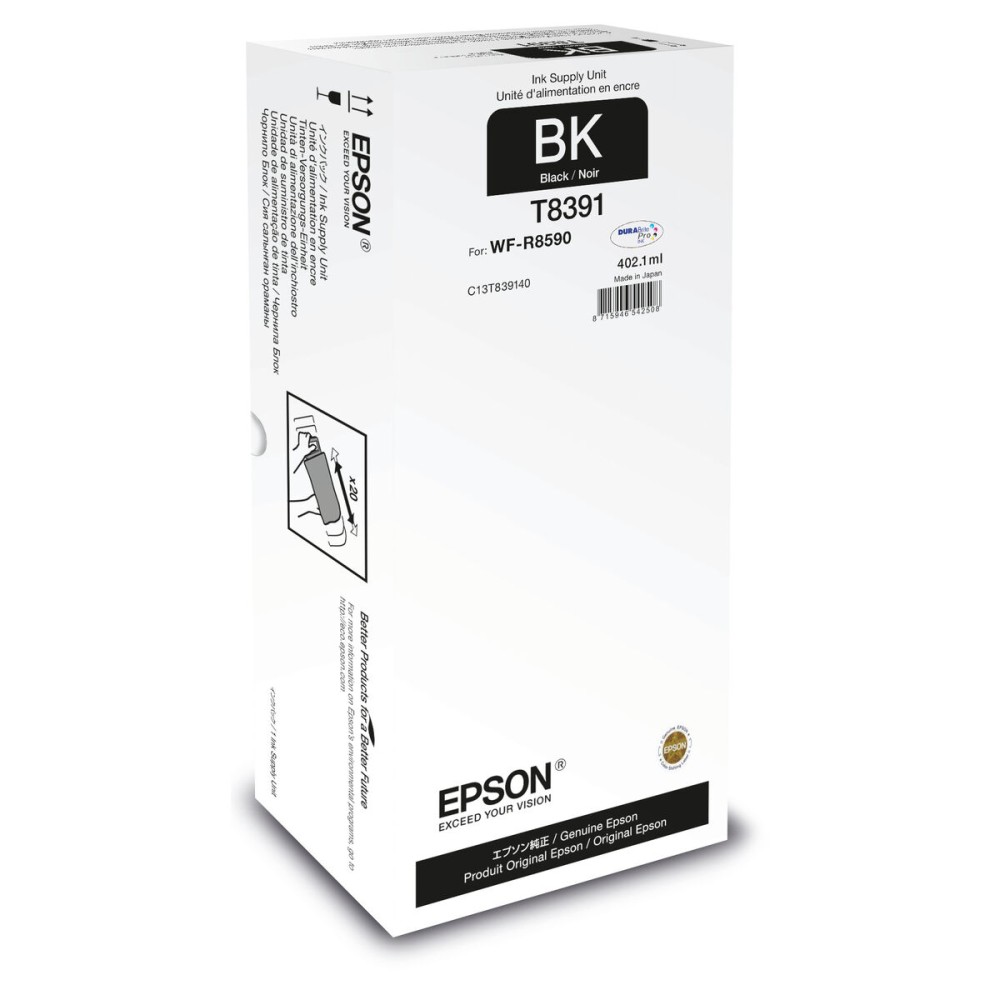 Tinteiro de Tinta Original Epson C13T839140 Preto