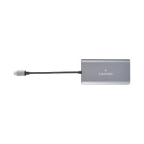 Hub USB Kramer Electronics KDock-3 Argentato Grigio