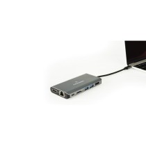 Hub USB Kramer Electronics KDock-3 Plateado Gris