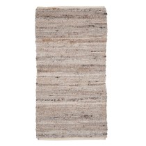 Carpet 80 x 150 cm Synthetic Fabric Beige