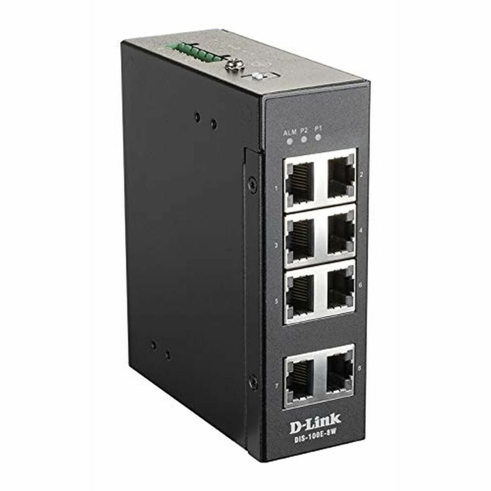 Switch de Armario D-Link DIS-100E-8W RJ45 x 8 Negro