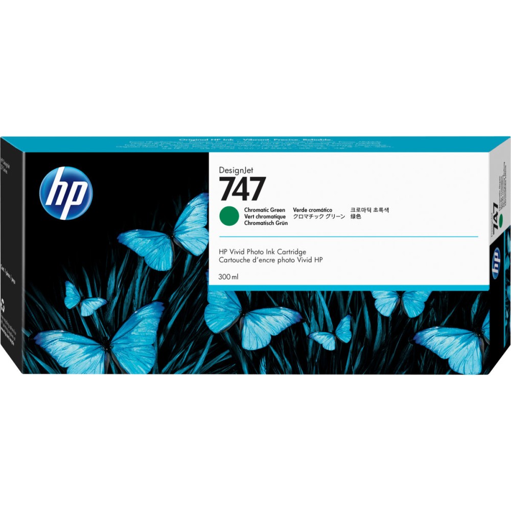 Tinteiro de Tinta Original HP P2V84A Verde