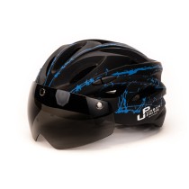 Capacete para Trotinete Elétrica Urban Prime UP-HLM-EBK-BB Preto Azul Preto/Azul Multicolor