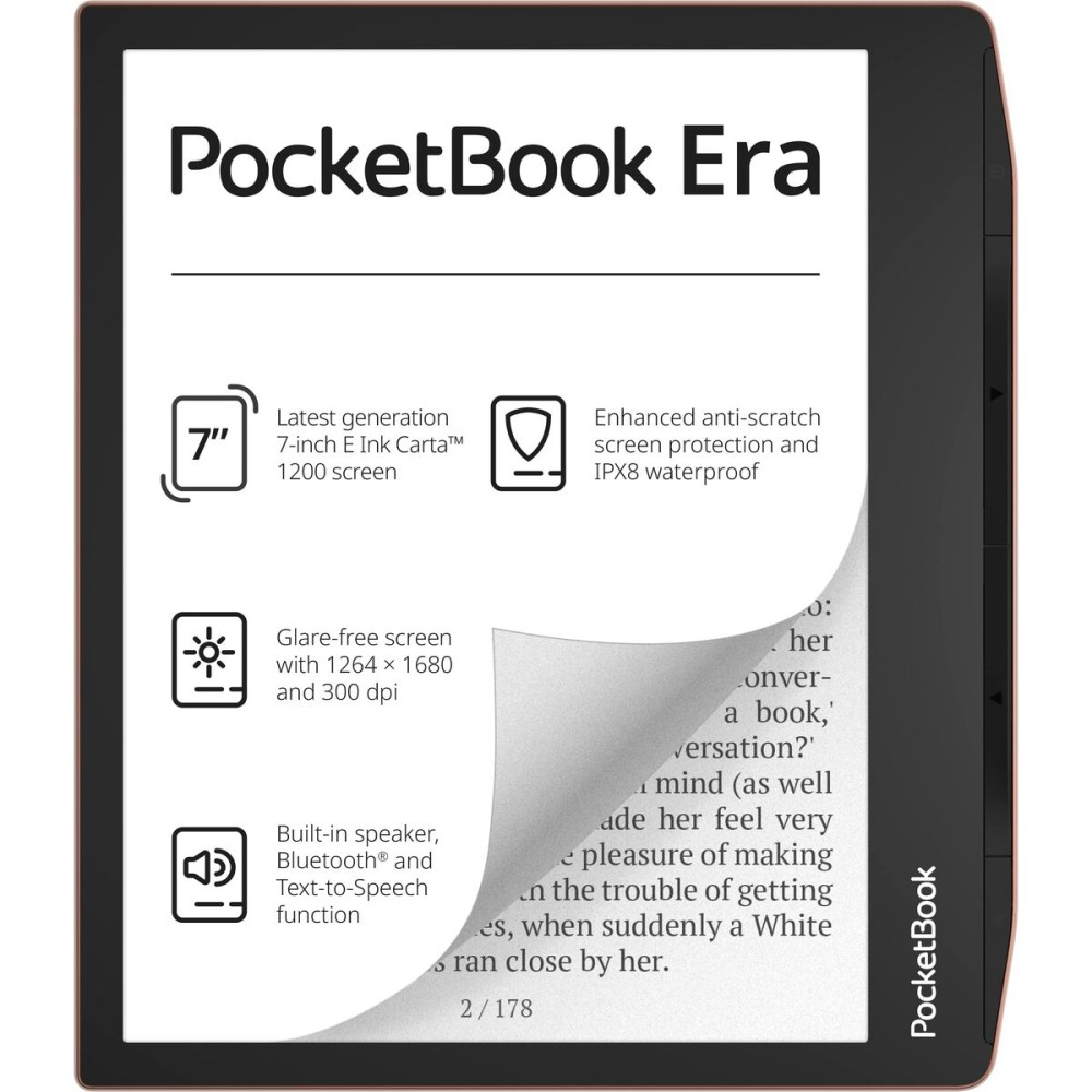 eBook PocketBook 700 Era Copper Nero 64 GB 7"