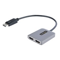 Adaptador DisplayPort a HDMI Startech MST14DP122HD Gris 4K Negro Negro/Gris