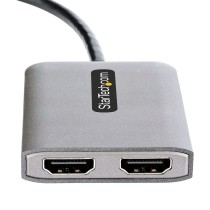 Adaptador DisplayPort para HDMI Startech MST14DP122HD Cinzento 4K Preto Preto/Cinzento