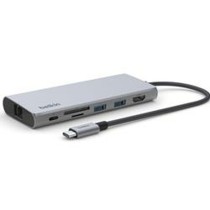 Hub USB Belkin INC009BTSGY Silberfarben