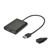 Câble DisplayPort USB 3.0 i-Tec U3DUAL4KDP Noir