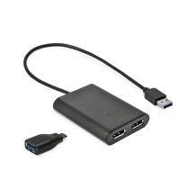 Cable DisplayPort USB 3.0 i-Tec U3DUAL4KDP Negro