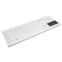 Drahtlose Tastatur Cherry AK-C7412F-GUS-W/SP Weiß Qwerty Spanisch