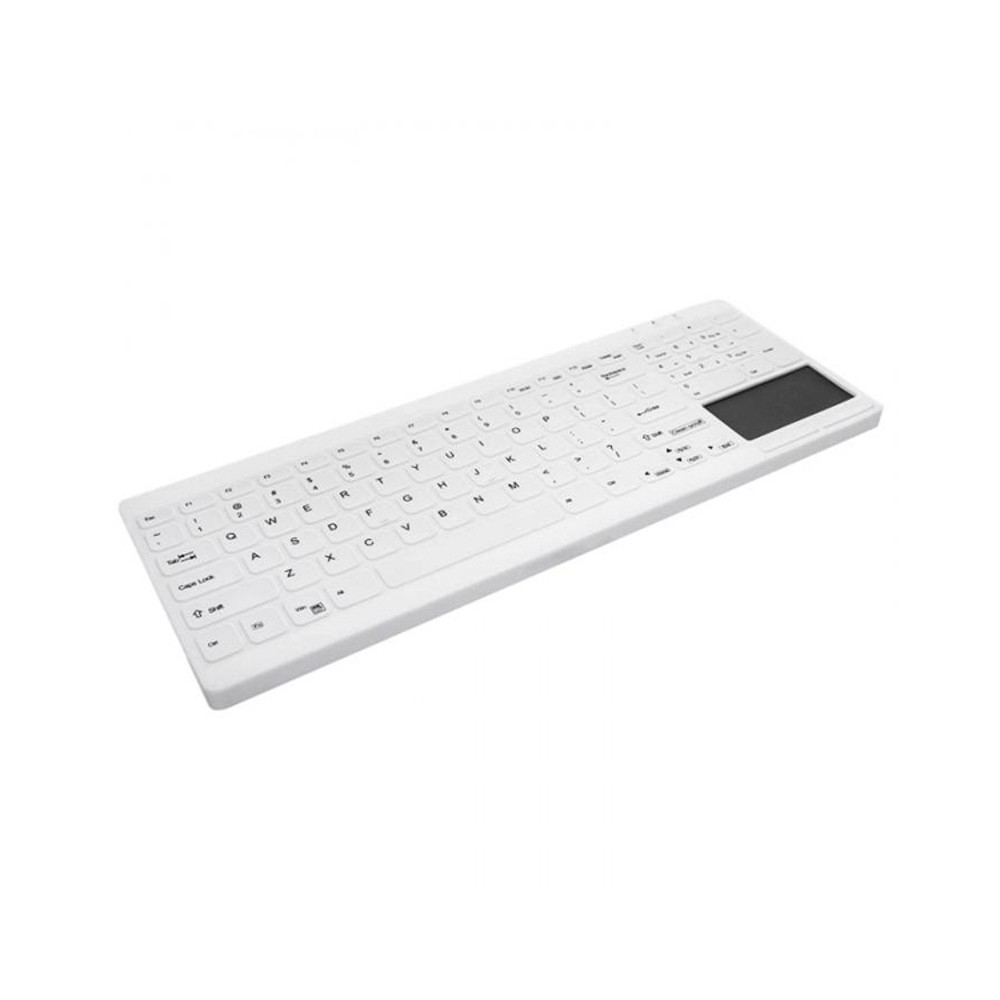 Tastiera Wireless Cherry AK-C7412F-GUS-W/SP Bianco Qwerty in Spagnolo