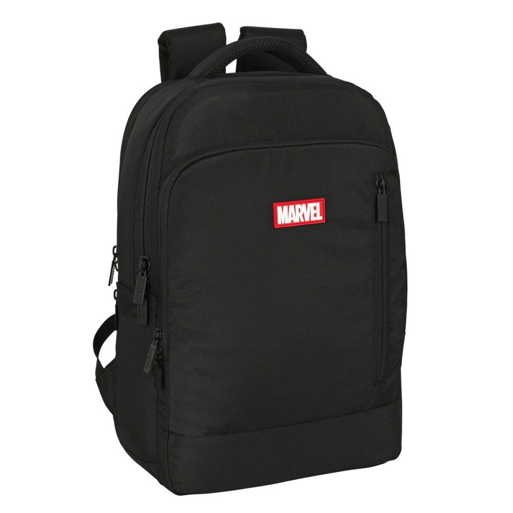 Laptop- und Tablet-Rucksack mit USB-Anschluss Marvel Schwarz