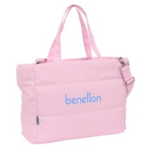 Mala para Portátil Benetton Pink Rosa Claro (54 x 31 x 17 cm)