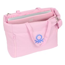 Laptop Case Benetton Pink Light Pink (54 x 31 x 17 cm)