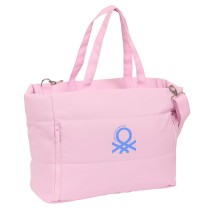 Mala para Portátil Benetton Pink Rosa Claro (54 x 31 x 17 cm)