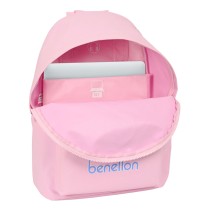 Mochila para notebook Benetton  benetton  Cor de Rosa 31 x 41 x 16 cm