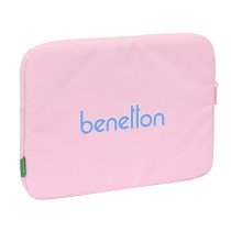 Capa para Portátil Benetton Pink Cor de Rosa (34 x 25 x 2 cm)