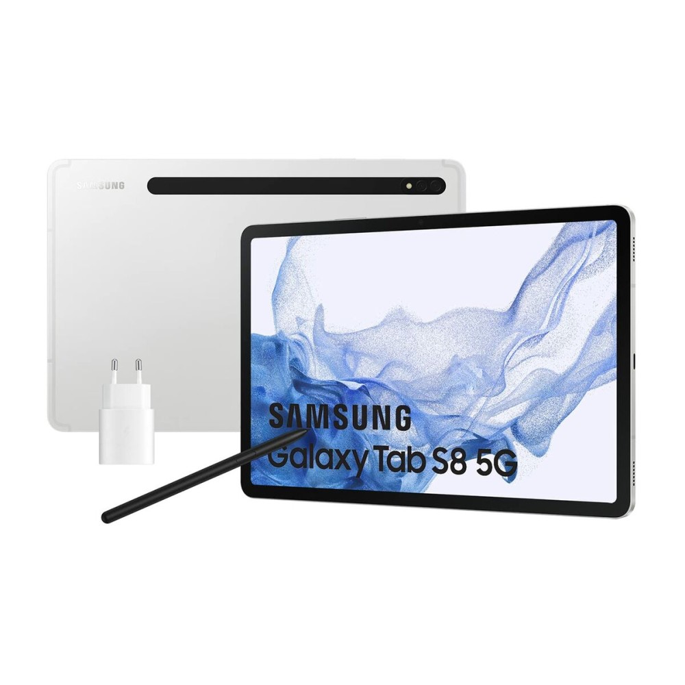 Tablet Samsung Galaxy Tab S8 5G Argentato 8 GB 128 GB 8 GB RAM