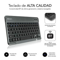 Capa para Tablet e Teclado Subblim Samsung Galaxy A8 Preto