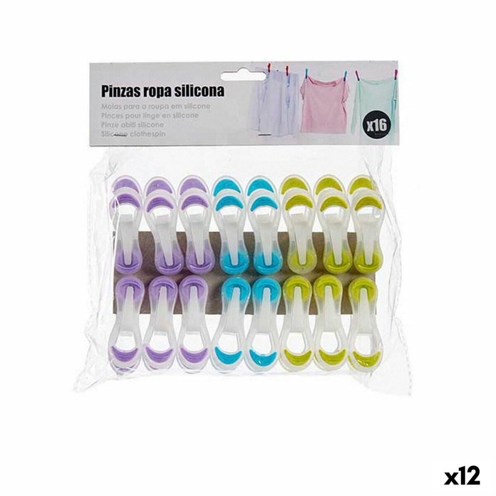 Clothes Pegs Silicone (12 Units)