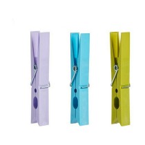 Clothes Pegs Multicolour Plastic 12 Units