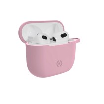 Custodia Protettrice Celly AIRPODS 3 GEN Auricolari Rosa Silicone