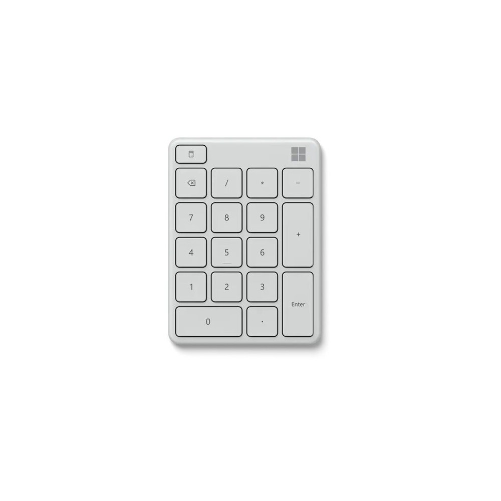 Numerische Tastatur Microsoft 23O-00026 Weiß Wireless