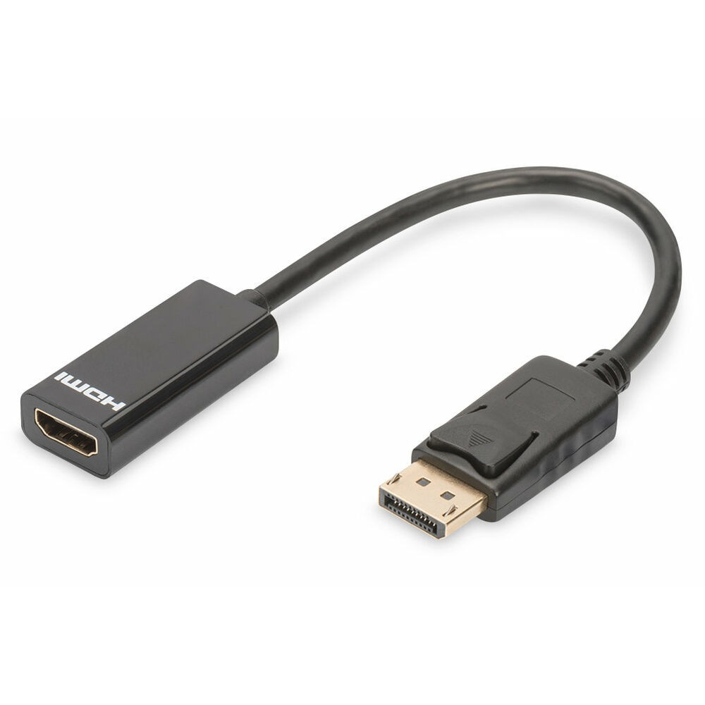 Adattatore DisplayPort con HDMI Digitus AK-340400-001-S Nero 15 cm