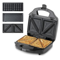 Sandwichera UFESA SW7950 Negro Plateado 900 W