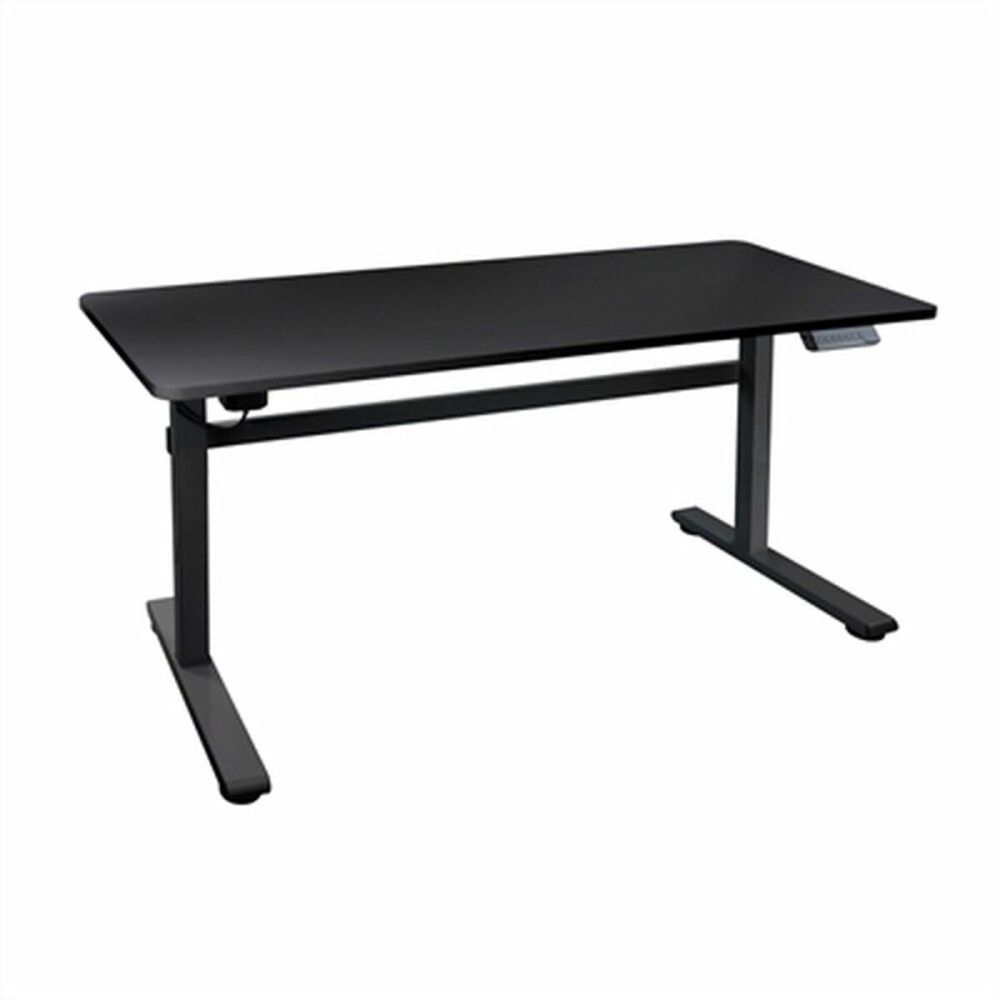 Mesa de Escritório TooQ TQESSD01-BK Preto Aço (140 x 60 cm)