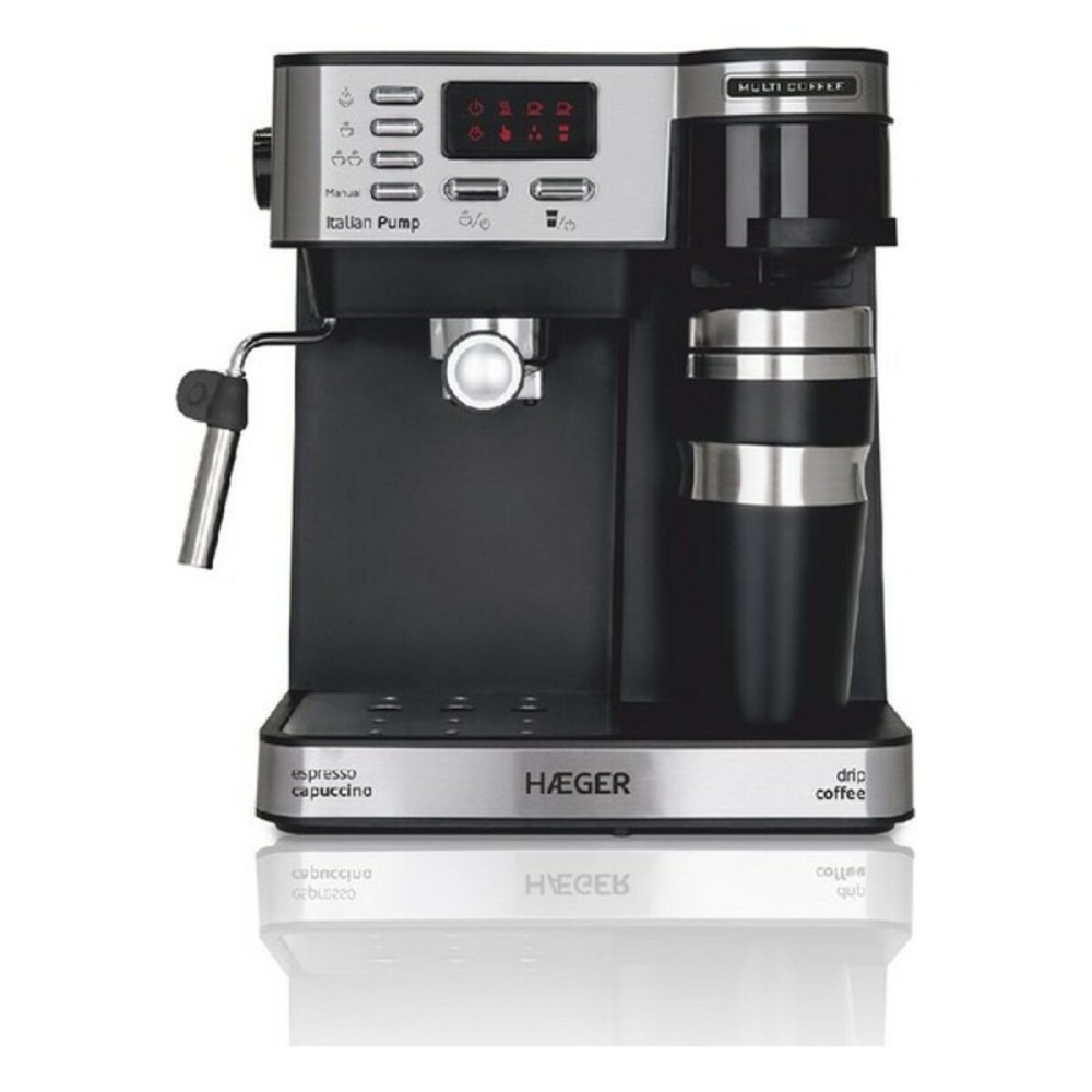 Caffettiera Express a Leva Haeger CM-145.008A 1450W (1,2 L)