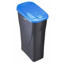 Caixote de Lixo para Reciclagem Mondex Ecobin Azul Com tampa 25 L