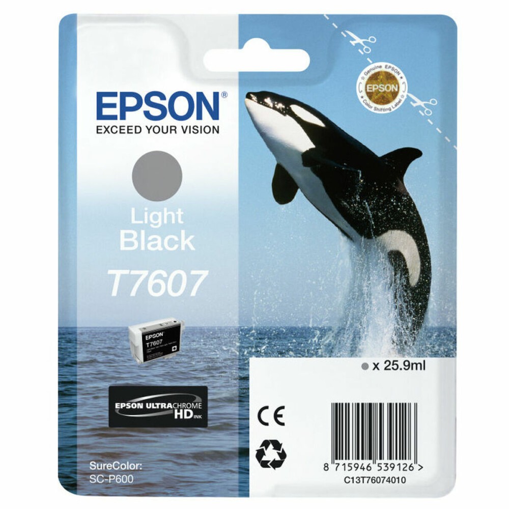 Tinteiro de Tinta Original Epson C13T76074010 Cinzento