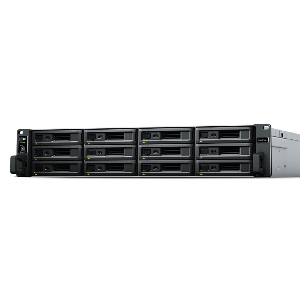 NAS-Netzwerk-Speicher Synology RS3621XS+            Schwarz