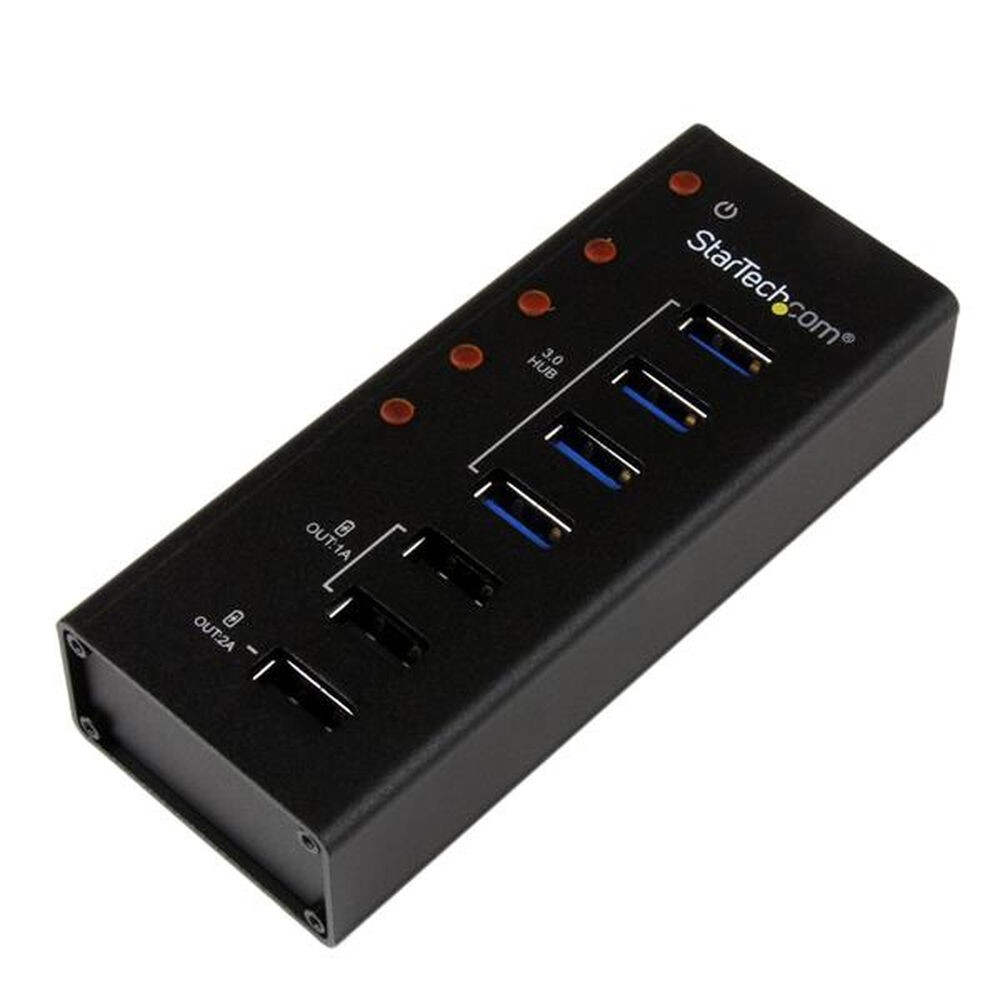 Hub USB Startech ST4300U3C3 Schwarz