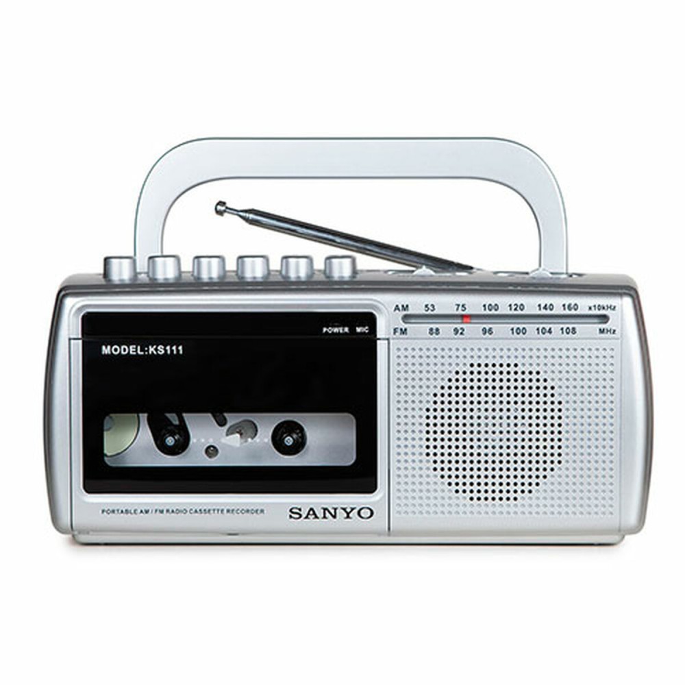 Rádio Cassete Sanyo AM/FM